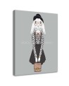 Canvas prints for a girl's room - Hare in a skirt | FEEBY