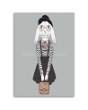 Canvas prints for a girl's room - Hare in a skirt | FEEBY