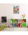 Canvas prints for children - Colourful musical town | FEEBY