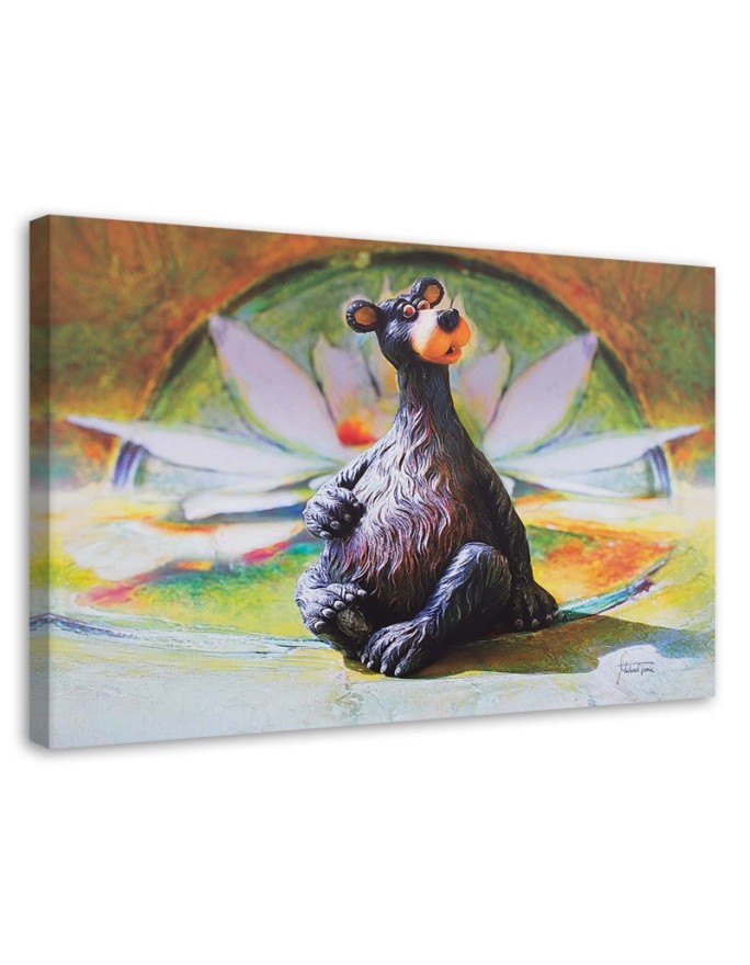 Canvas print Brown bear -...