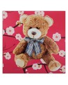 Canvas prints for children's room - Plushie on pink background | FEEBY