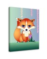 Printable pictures on Canvas for children - Fairy tale fox | FEEBY