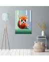 Decorative Canvas painting for children - Raccoon | FEEBY
