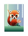 Decorative Canvas painting for children - Raccoon | FEEBY