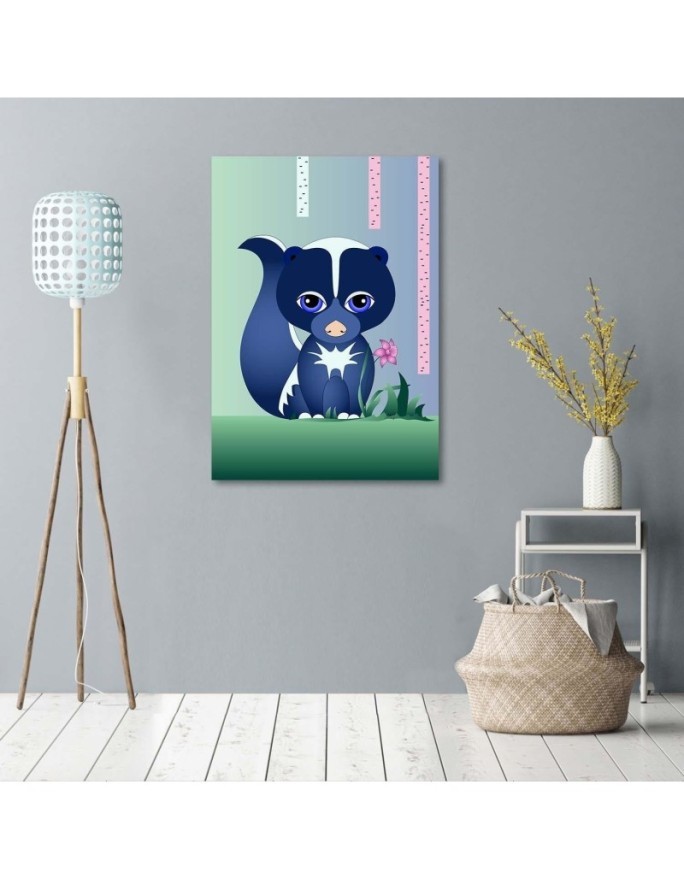 Canvas prints for children's room - Badger Marta Horodniczy | FEEBY