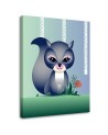 Children's Canvas art - Blue squirrel Marta Horodniczy | FEEBY