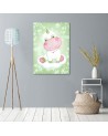 Canvas prints for a child - Green unicorn Marta Horodniczy | FEEBY