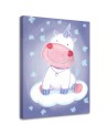 Canvas prints for a child's room - Purple unicorn Marta Horodniczy | FEEBY