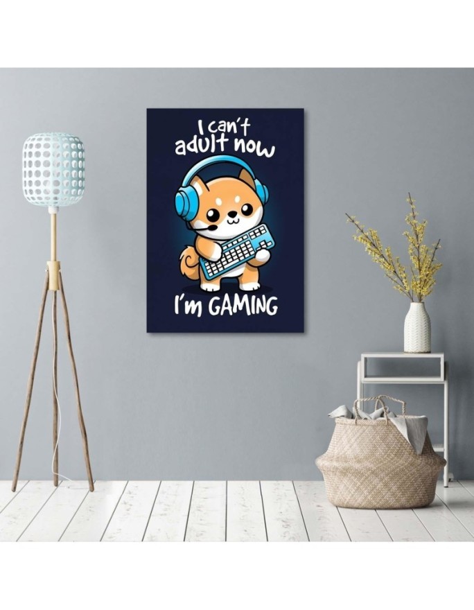 Canvas prints for youth room - Fox playing games Noemi Fadda | FEEBY