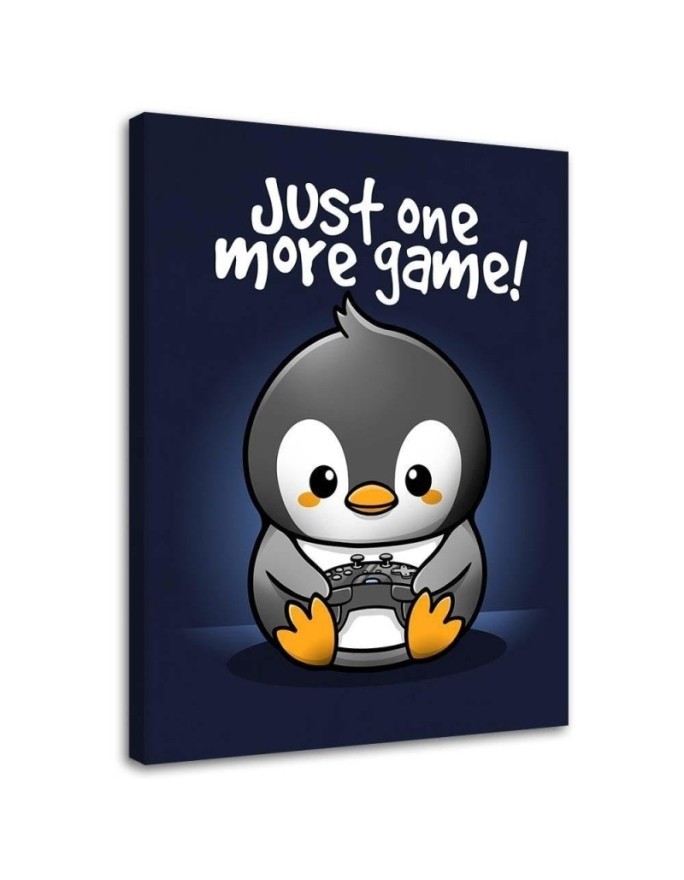 Canvas prints for teenager - Penguin playing Noemi Fadda | FEEBY