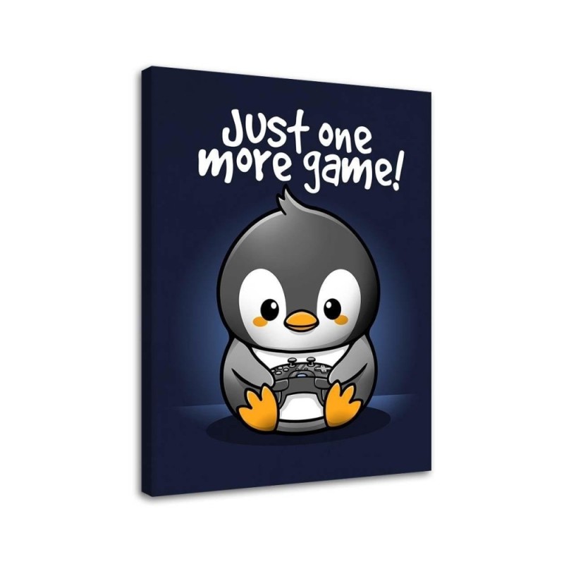 Canvas prints for teenager - Penguin playing Noemi Fadda | FEEBY