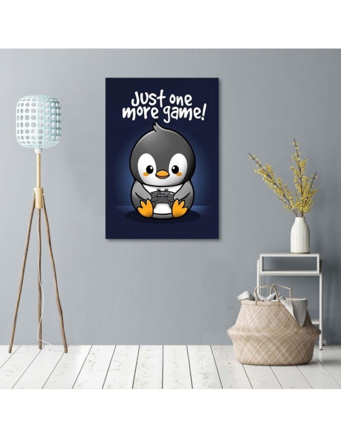 Canvas prints for teenager - Penguin playing Noemi Fadda | FEEBY