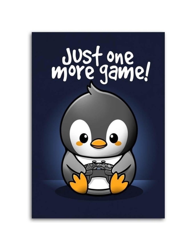 Canvas prints for teenager - Penguin playing Noemi Fadda | FEEBY