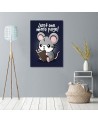 Canvas prints for teenager's room - Reading mouse Noemi Fadda | FEEBY