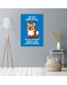 Canvas prints for teenager's room - Fox in glasses Noemi Fadda | FEEBY