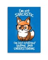 Canvas prints for teenager's room - Fox in glasses Noemi Fadda | FEEBY