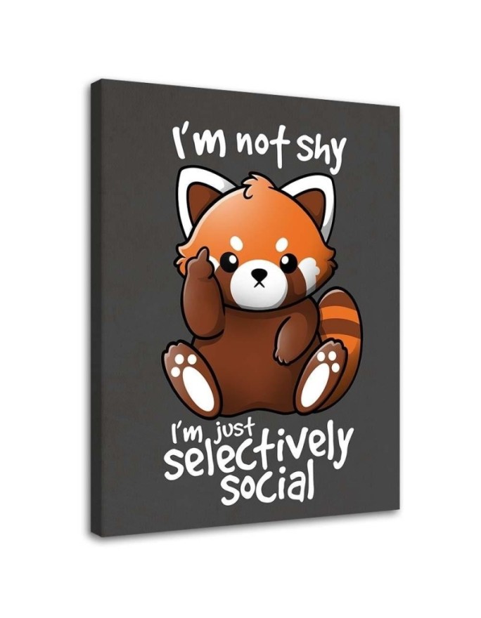 Canvas print Red panda -...