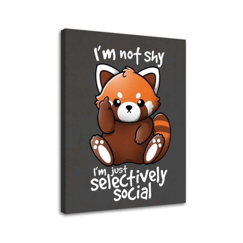 Canvas prints for teenager's room - Panda Noemi Fadda | FEEBY