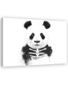 Canvas prints for teenager - Skeleton panda bear Balazs Solti | FEEBY