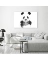 Canvas prints for teenager - Skeleton panda bear Balazs Solti | FEEBY
