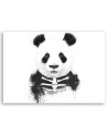 Canvas prints for teenager - Skeleton panda bear Balazs Solti | FEEBY