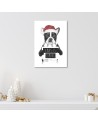 Pictures on Canvas for a teenager Christmas French bulldog Balazs Solti | FEEBY