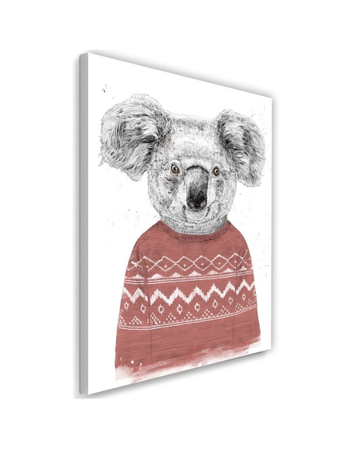 Canvas prints - Koala bear in Christmas jumper Balazs Solti | FEEBY