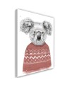 Canvas prints - Koala bear in Christmas jumper Balazs Solti | FEEBY