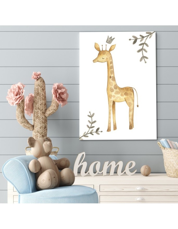 Canvas prints for children's room - Giraffe For children | FEEBY