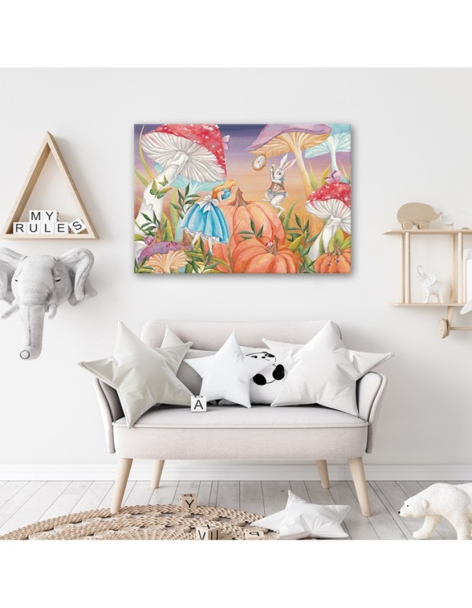 Canvas prints for Kids room- Little Alice in Wonderland | FEEBY