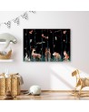 Canvas prints for children - Forest animals deer bear fox | FEEBY