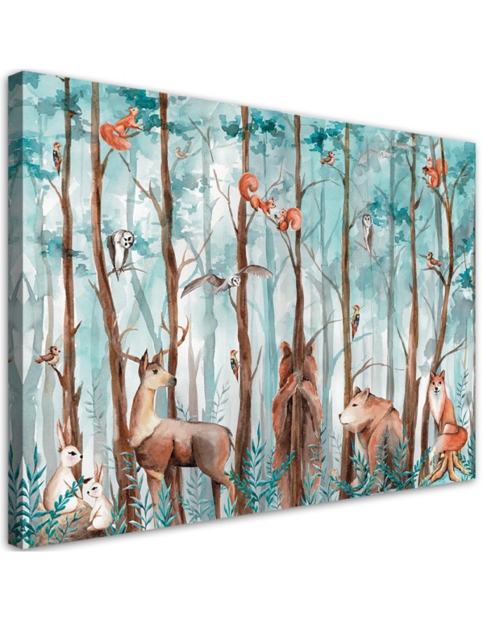 Canvas print Forest Animals...