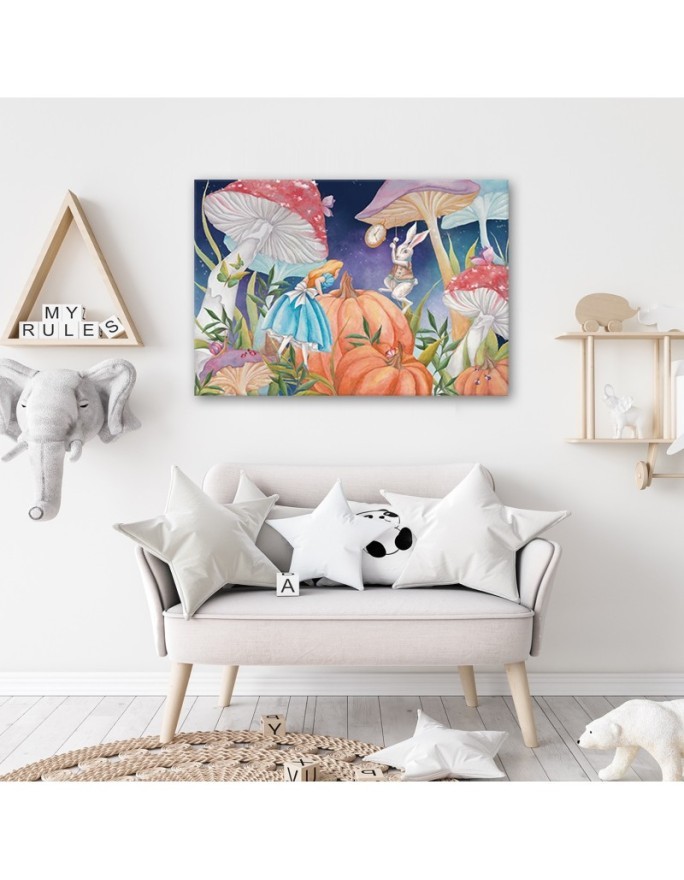 Canvas prints for girls - Little Alice in Wonderland | FEEBY