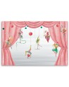Canvas prints for children's room - Circus acrobats | FEEBY