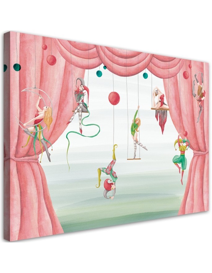 Canvas prints for Kids Room - Circus acrobats | FEEBY