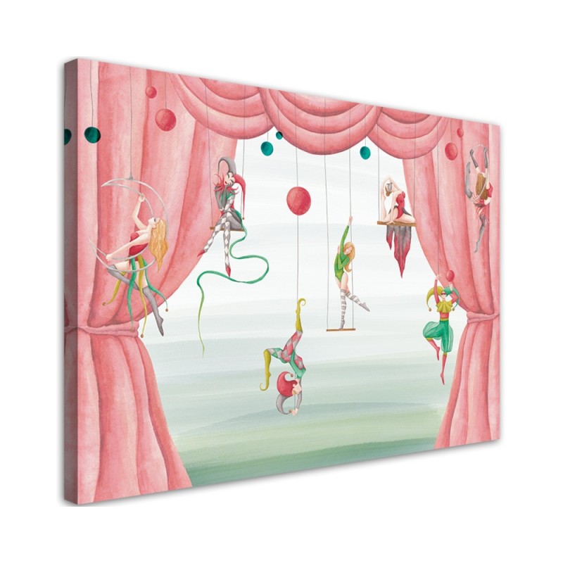 Canvas prints for Kids Room - Circus acrobats | FEEBY