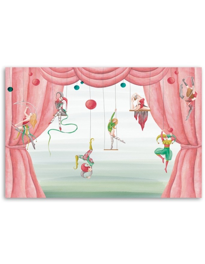 Canvas prints for Kids Room - Circus acrobats | FEEBY