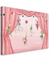 Canvas prints for children's room - Circus acrobats | FEEBY