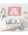 Canvas prints for children's room - Circus acrobats | FEEBY