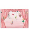 Canvas prints for children's room - Circus acrobats | FEEBY