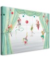 Canvas prints for children's room - Circus acrobats | FEEBY