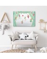 Canvas prints for children's room - Circus acrobats | FEEBY
