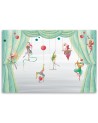 Canvas prints for children's room - Circus acrobats | FEEBY