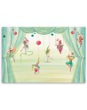 Canvas prints for children's room - Circus acrobats | FEEBY