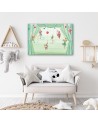 Canvas prints for children's room - Circus acrobats | FEEBY