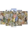 Fashionable painting for children 5 parts - Merry city | FEEBY