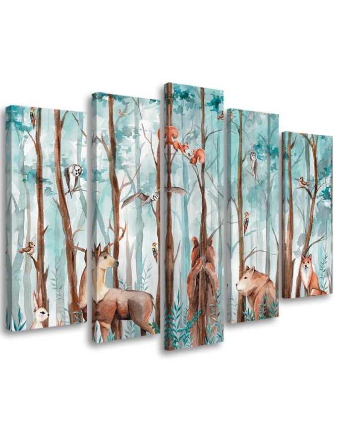 Canvas print Forest Animals...