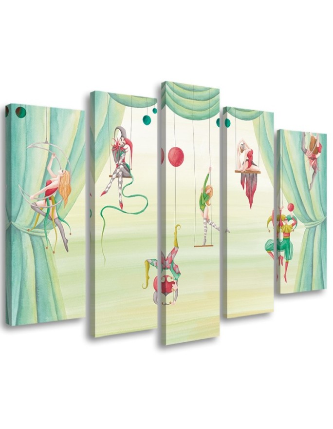 Canvas print 5 Piece Circus...