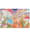 Children's Canvas painting five-part - Little Alice in the land of wonders | FEEBY