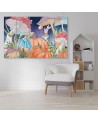 Children's room picture 5-part - Little Alice in the wonderland | FEEBY